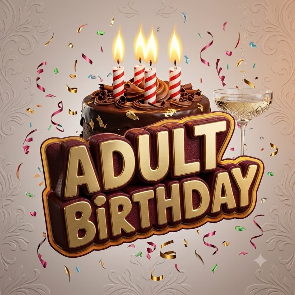 Elegant adult birthday party setups