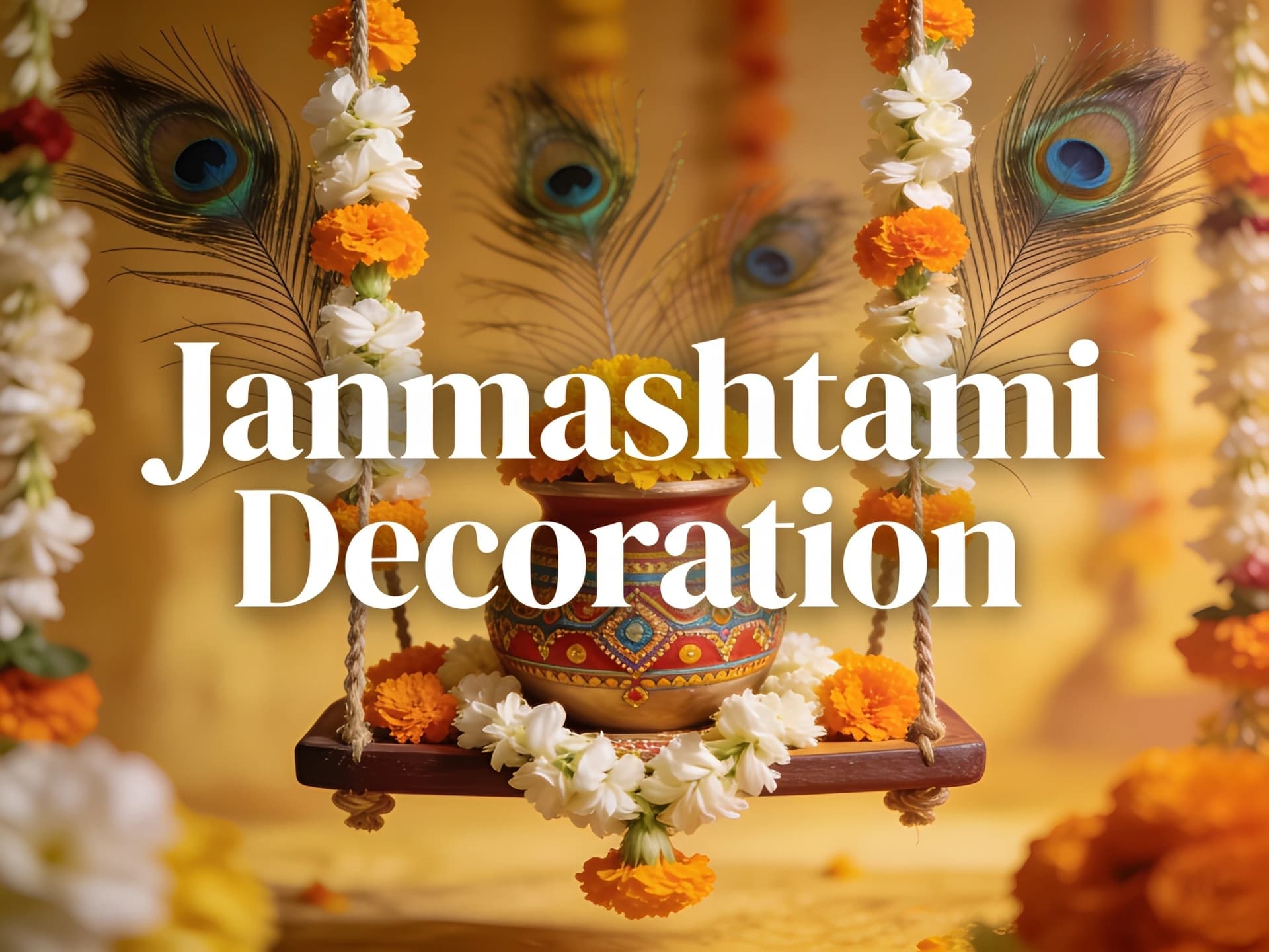 Janmashtami Krishna Jhula decoration