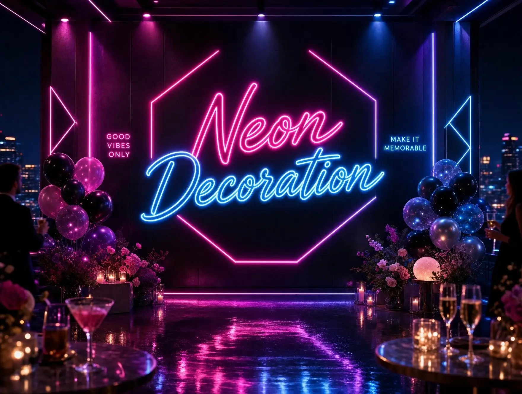 Modern neon sign light party decoration