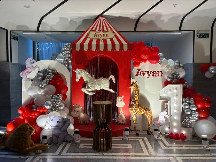 Magical Circus First Birthday Bash