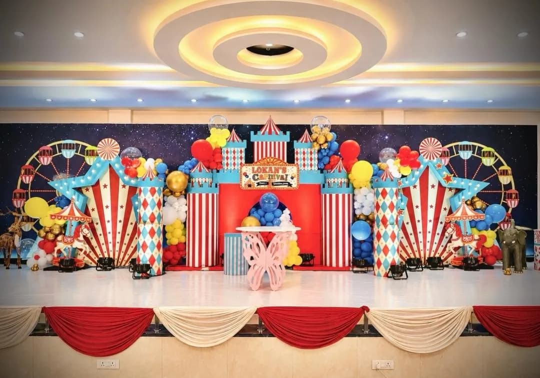 Carnival Theme Decoration – A Full‑Stage Funfair Fantasy