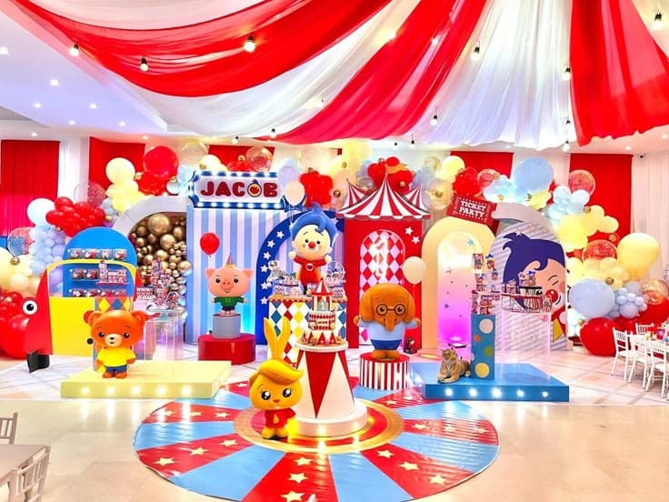Circus Ticket Party Dream Decorations