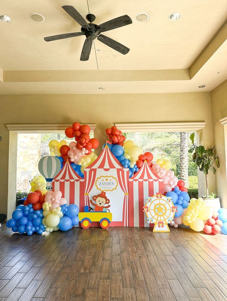 Circus Carnival Fun Birthday Bash Decor