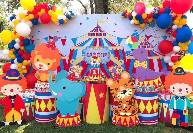Magical Circus Carnival Birthday Party Decor
