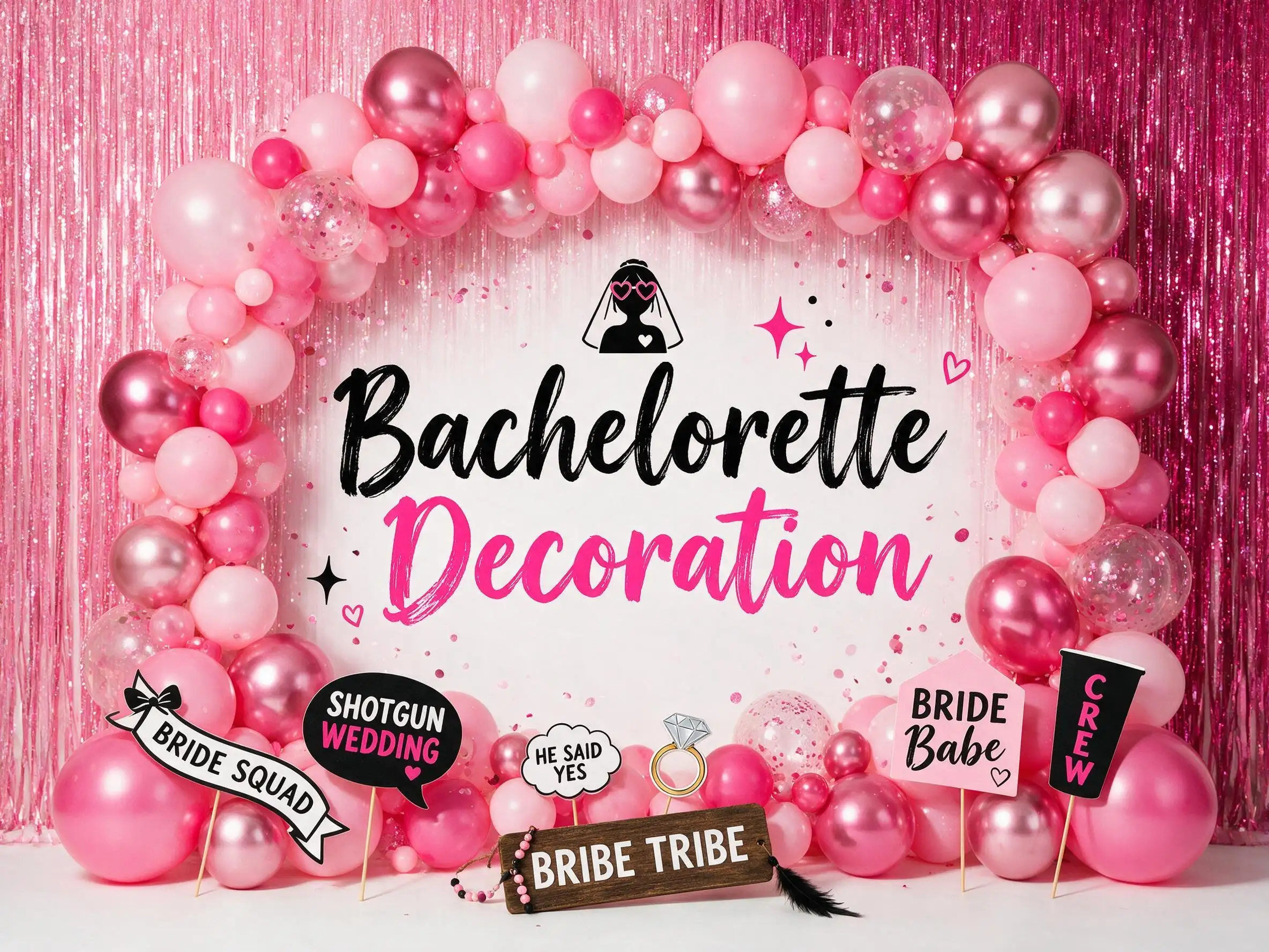 Bachelorette hen party decorations