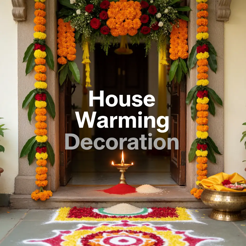 Griha Pravesh and house warming decor