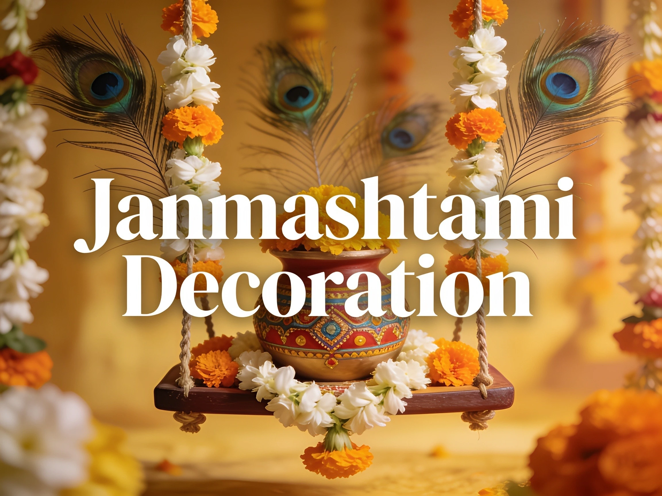 Janmashtami Krishna Jhula decoration